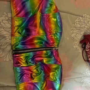 Rainbow top from shein